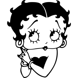 Betty Boop with a Heart
