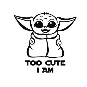Baby Yoda too cute