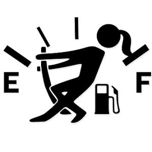 Girl With Gas Gauge